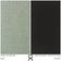 Kit Poltrona Com Puff Turim Base Aço Preto Recouro Black Poliéster Verde - Nexta Casa