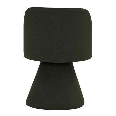 Kit 04 Cadeiras De Jantar Base Fixa Liz Linho Verde Musgo - Nexta Casa