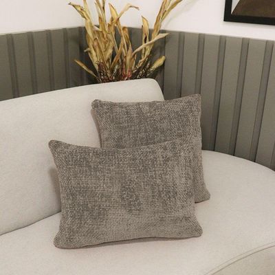Kit 02 Almofadas Decorativas 30x45cm E 40x40cm Linhão Fendi - Nexta Casa