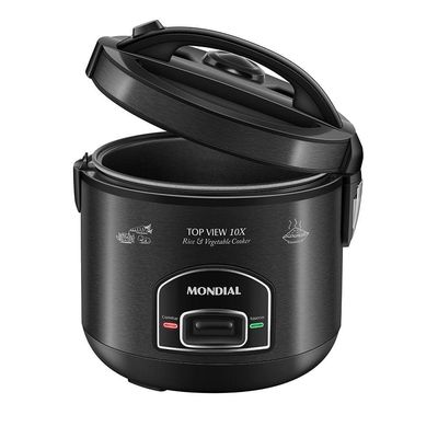 Panela Elétrica Top View 10x Mondial Black Inox 700W PE-30-10X 110V