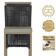 Mesa Bistrô E 2 Banquetas Roma Fendi Corda Estofado 7 Trama Preto