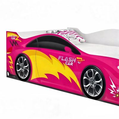 Cama Infantil Carro Velocista Pink