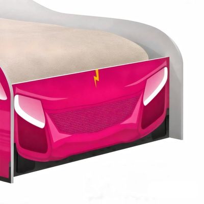 Cama Infantil Carro Velocista Pink