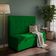 Canto Alemão Recamier Bau + Painel Madri 120cm Suede Verde - Inova Decor