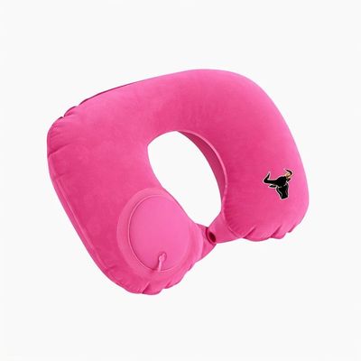 Travesseiro Almofada De Pescoço Inflável E Portátil - Rosa P