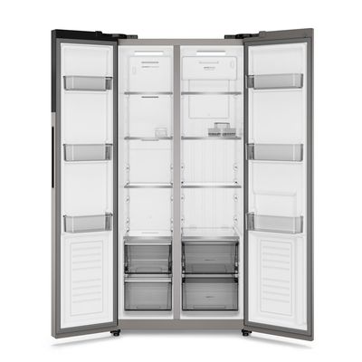 Geladeira Electrolux Frost Free Inverter 431L AutoSense Bivolt Side by Side Cor Inox Look (ES40S) Bivolt