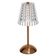 Luminária De Mesa Led 3 Tons Usb Leumina Dourada Wolff