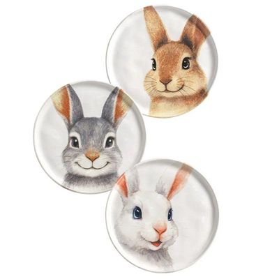 Conjunto De Pratos De Sobremesa 06 Peças Páscoa Bio Sorrisos Porto Brasil