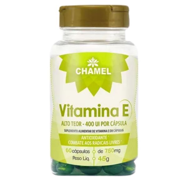 Vitamina E 400UI    60 cápsulas  Chamel