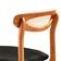 Conjunto 2 Cadeira De Jantar Noronha Premium Moderna Mobília Linho Preto / Imbuia Nat.