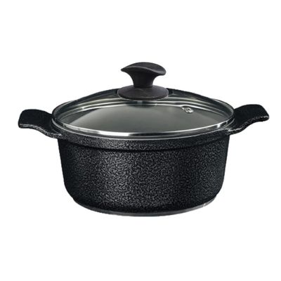 Caçarola Preto Craqueado Antiaderente Cerâmica Javali AA18cm