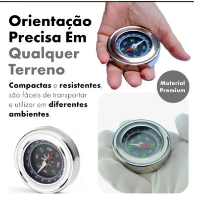 Bússola Profissional Caça Trilha E Apito Inhambu Açu 05