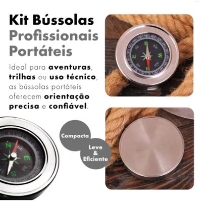 Bússola Profissional Caça Trilha E Apito Inhambu Açu 05