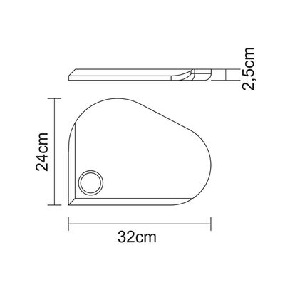 Tábua Para Pão Tramontina Folium Fsc 32 cm