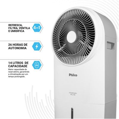 Climatizador de Ar Philco 14L 4 em 1 90W PCL14A 127V