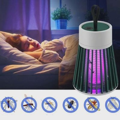 Luminária Lâmpada LED Repelente Mata Mosquito USB