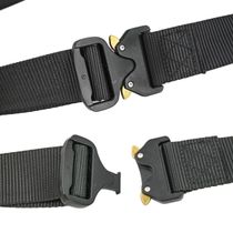 Cinto Tatico Com Fivela De Engate Rapido Metal Anti Alergico Cores:Preto
