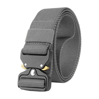 Cinto Tatico Com Fivela De Engate Rapido Metal Anti Alergico Cores:Preto