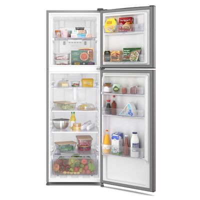 Geladeira Electrolux Frost Free 400L AutoSense Inverter Duplex Inox Look (IF44S) 127V