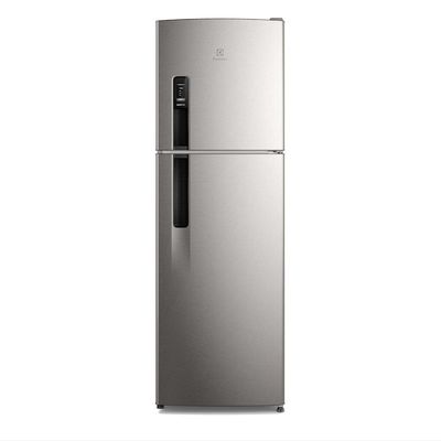 Geladeira Electrolux Frost Free 400L AutoSense Inverter Duplex Inox Look (IF44S) 220V