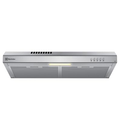 Depurador de Ar Electrolux 60 cm Inox Alto Poder de Sucção, Luz LED e Filtragem Dupla (DE6SS) 127V