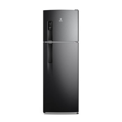 Geladeira Electrolux Frost Free 380L AutoSense Inverter Black Inox Look (IF41B) 220V