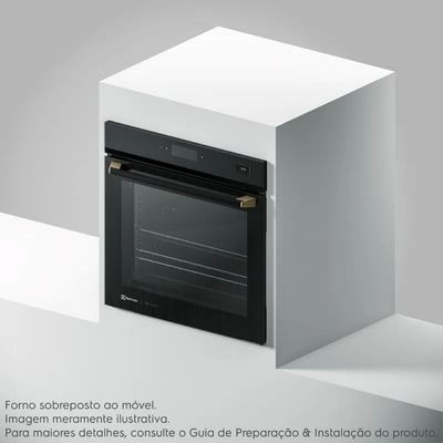 FORNO ELECTROLUX ELÉTRICO DE EMBUTIR EXPERT PRO SERIES COM VAPORCRISP E CONECTIVIDADE 220V OE9XB