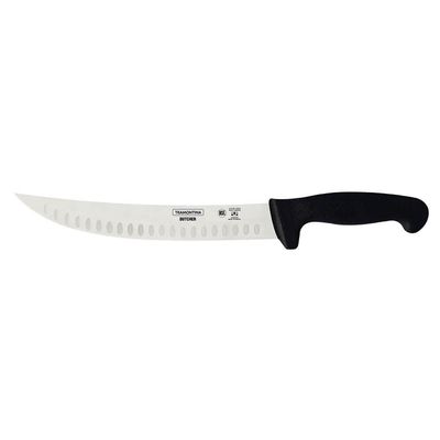 Faca Para Carne Butcher Com Lâmina Em Aço Inox E Cabo Em Polipropileno Preto 10" 24658100