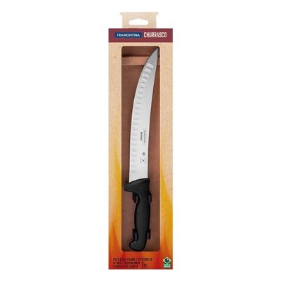 Faca Para Carne Butcher Com Lâmina Em Aço Inox E Cabo Em Polipropileno Preto 10" 24658100