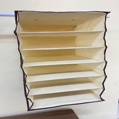 Organizador Guarda Roupa Vertical Com 6 Prateleiras Para Closet Armário E Viagem