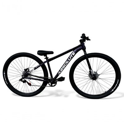 Bicicleta Aro 29 Absolute Nero 5 Freeride K7 Single Freio Hidraulico Shimano Mt200 Garfo Rigido Roxo