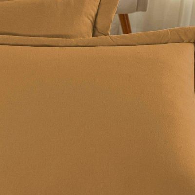 Porta Travesseiro Matelado Nobre 1 Peça Malha 100% Algodão - Cobre