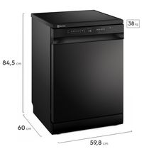 Lava-Louça Electrolux 14 Serviços Preta com Programa Lava e Seca 50 min (LP14E)