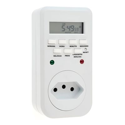 Timer Temporizador Digital Bivolt Tomada