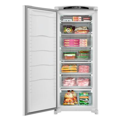 Freezer Vertical CVU26MB com 1 Porta Reversível 254 Litros Consul Branco / 110V
