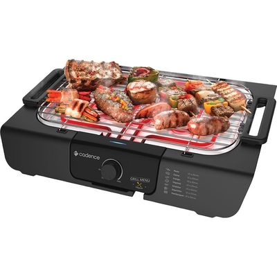 Churrasqueira Elétrica Cadence Grill Menu GRL810 Preta 127V 127V