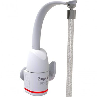 Torneira Elétrica Prima Branca Touch Para Mesa Ou Parede 5500w 220V