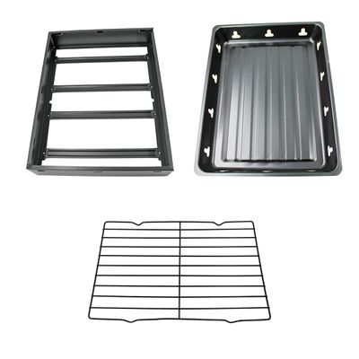 Mini Churrasqueira Portatil Dobravel Camping 44x29cm