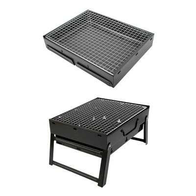 Mini Churrasqueira Portatil Dobravel Camping 44x29cm