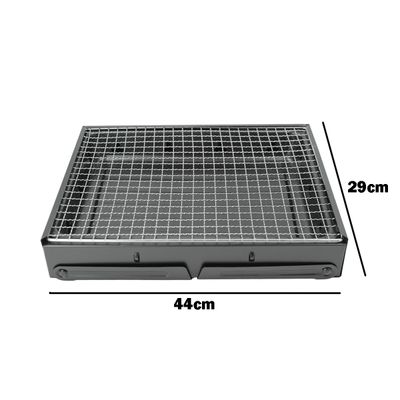 Mini Churrasqueira Portatil Dobravel Camping 44x29cm