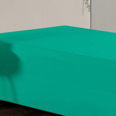 Jogo De Cama Solteiro Nobre 2 Peças Luva De Box 55cm De Altura Malha 100% Algodão - Jade