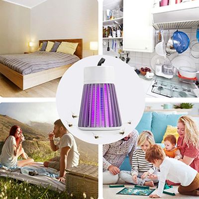 Luminária LED Repelente Elétrico Armadilha Luz