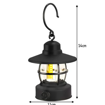 Luminária Formato Lampião LED Recarregável