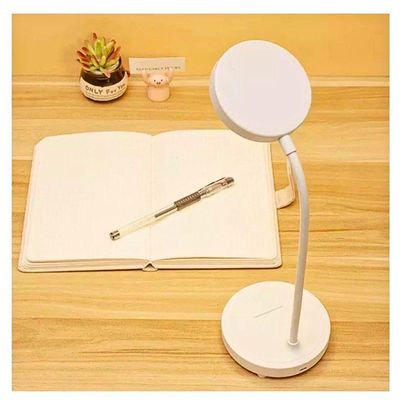 Luminária Mesa Touch Leds Compacta Leitura Estudo