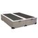 Cama Box Baú Casal Bipartido Sintético Mega Cama Branco 138x188x45cm