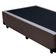 Cama Box Solteiro Sintético Mega Cama Marrom 88x188x42cm