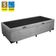 Cama Box Baú Solteiro Suede Mega Cama Cinza 88x188x45cm