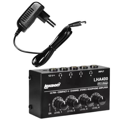 Amplificador Para Fone De Ouvido Lha-400 Da Lexsen
