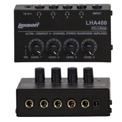 Amplificador Para Fone De Ouvido Lha-400 Da Lexsen