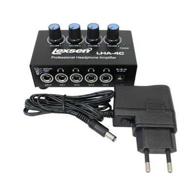 Amplificador Para Fone De Ouvido Lha-4c Da Lexsen